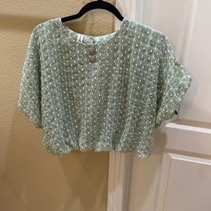 Crop top chiffon light weight
